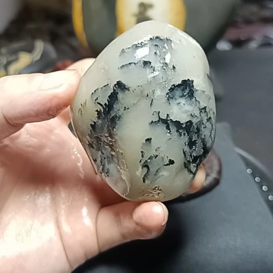 新疆金丝玉原石国画