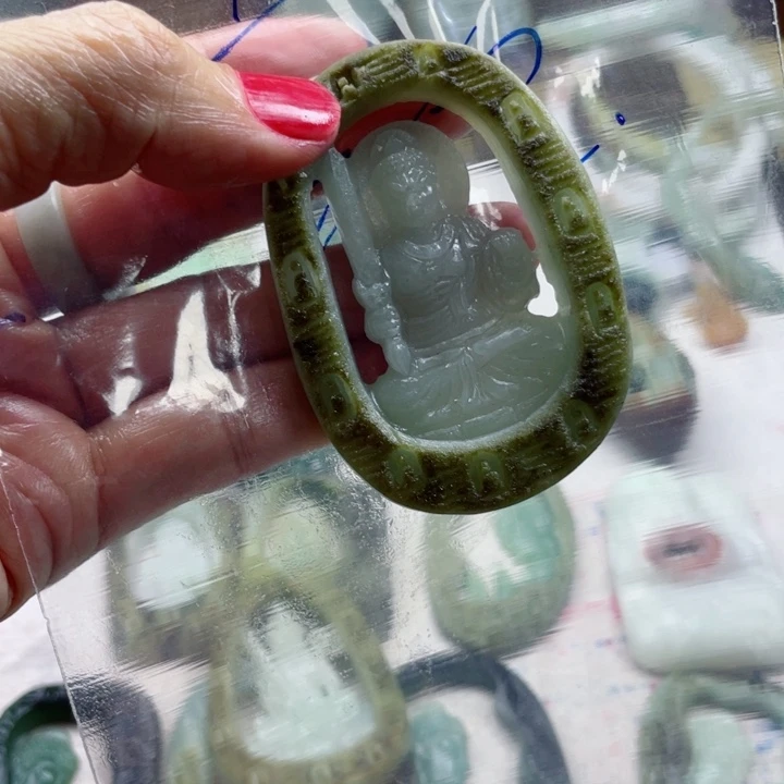 云***宝定制翡翠未镶嵌毛货