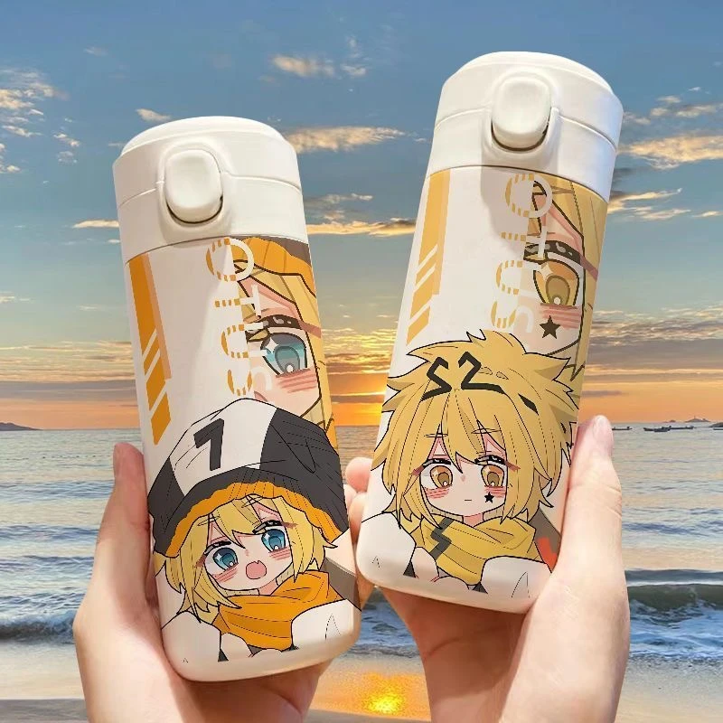 凹凸世界水杯金嘉德罗斯保温杯大容量304不锈钢便携学生直饮水杯