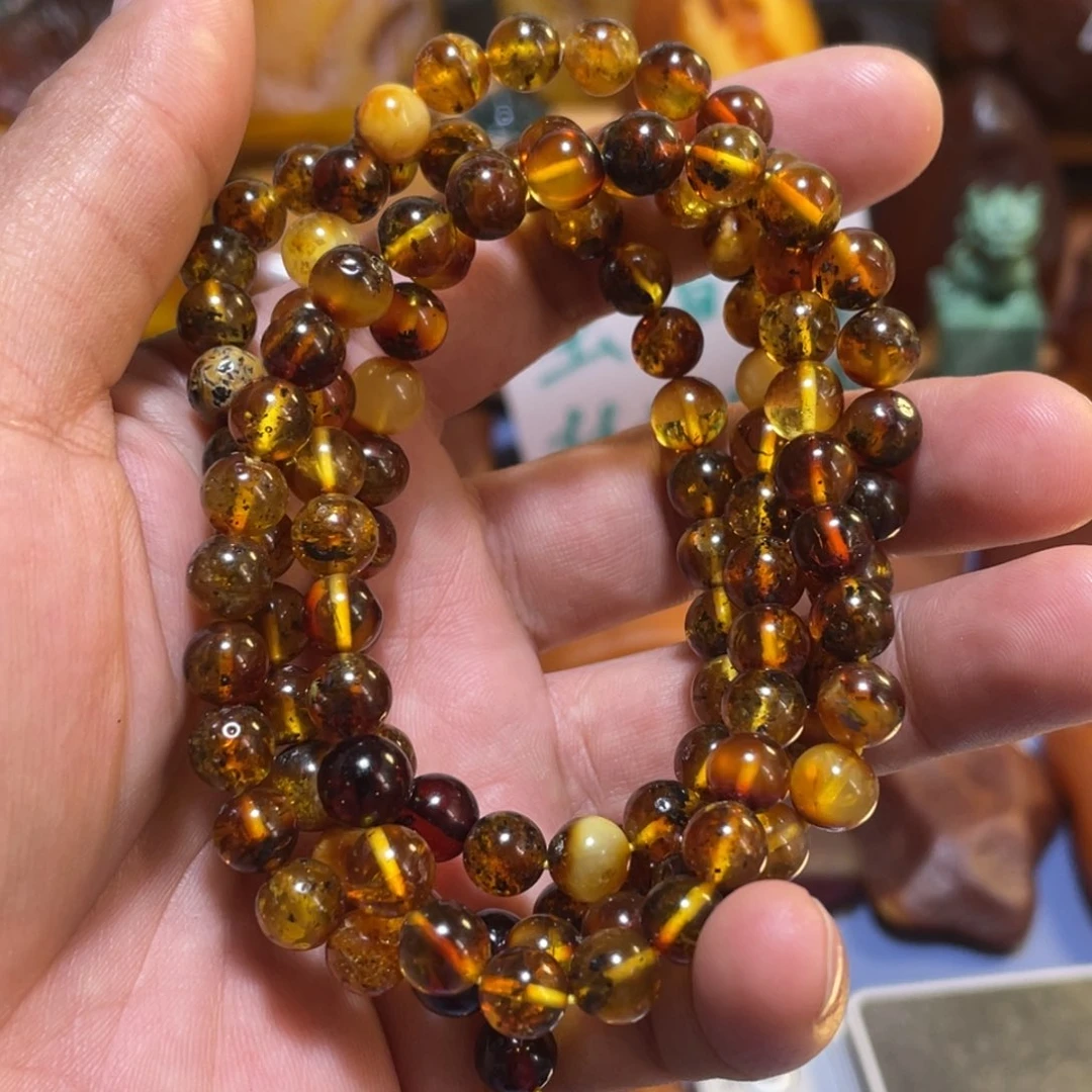 定制琥珀未镶嵌原