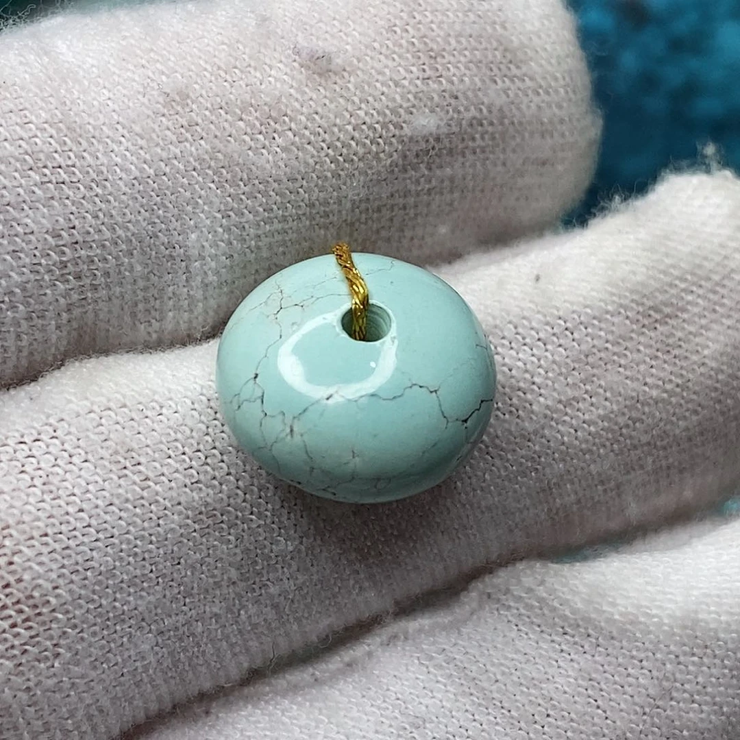 未镶嵌绿松石天然原矿 带武汉地大证书