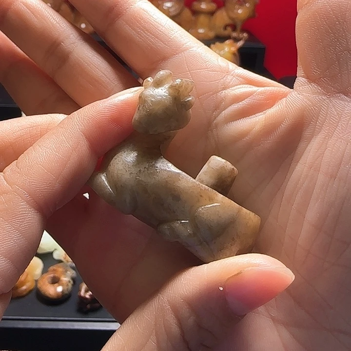 和田玉车挂未镶嵌