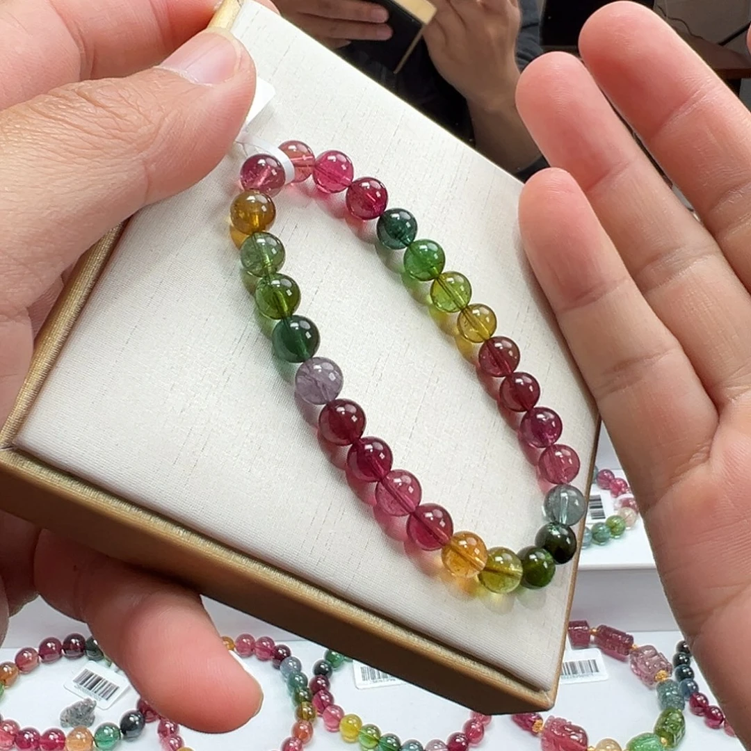 未镶嵌碧玺手串7mmmmmmmm