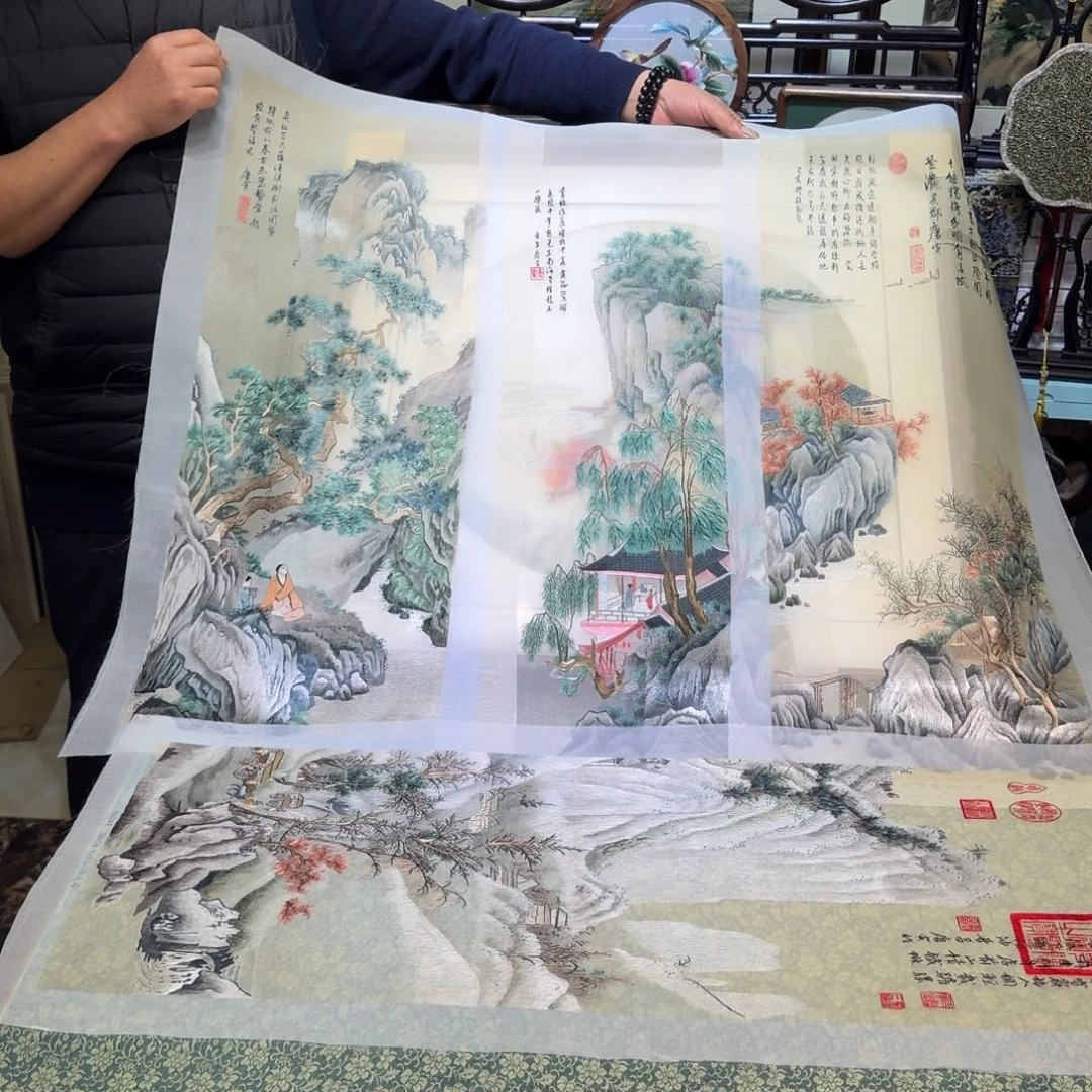 刺绣手工苏绣工艺制作技艺精湛