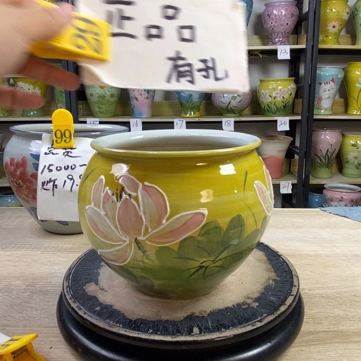 景德镇高温陶瓷花盆