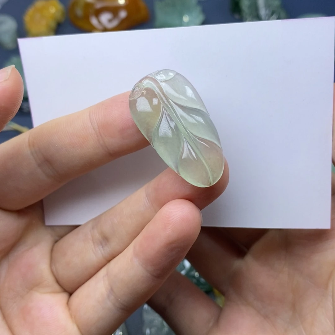 吊坠(不含链)未镶嵌翡翠叶子