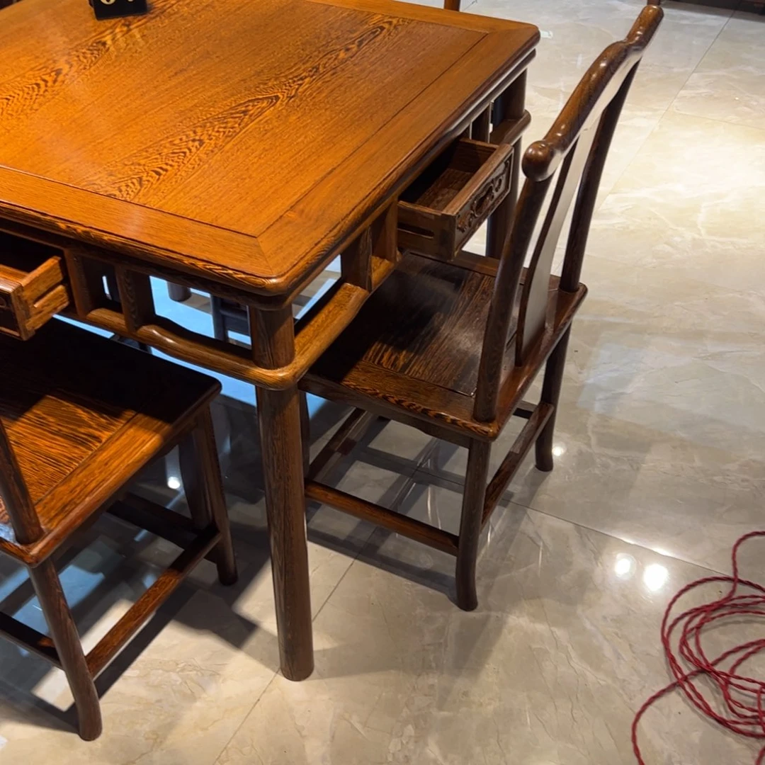 鸡翅木类成套家具y****3五件套