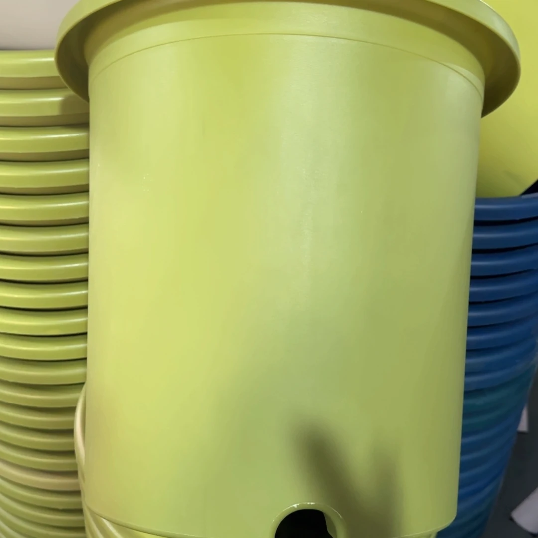 树脂四季盆8#无拖果绿微瑕3