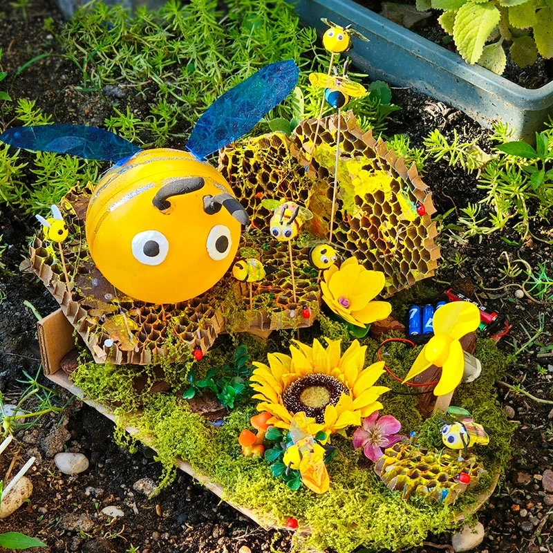 小蜜蜂科技节小制作手工diy材料儿童科学实验玩具学生幼儿园发明