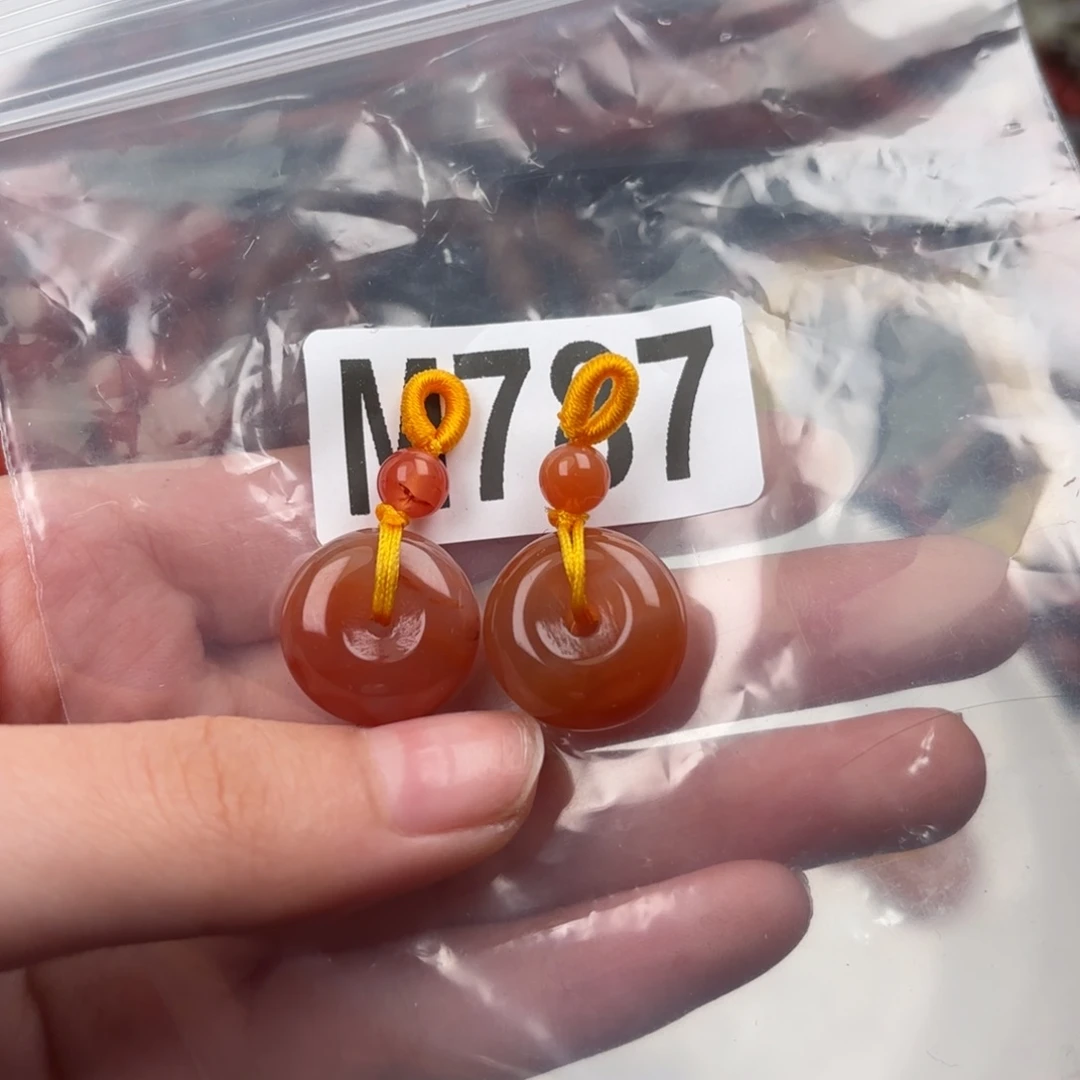 南红玛瑙珠宝奇石未镶嵌浅*