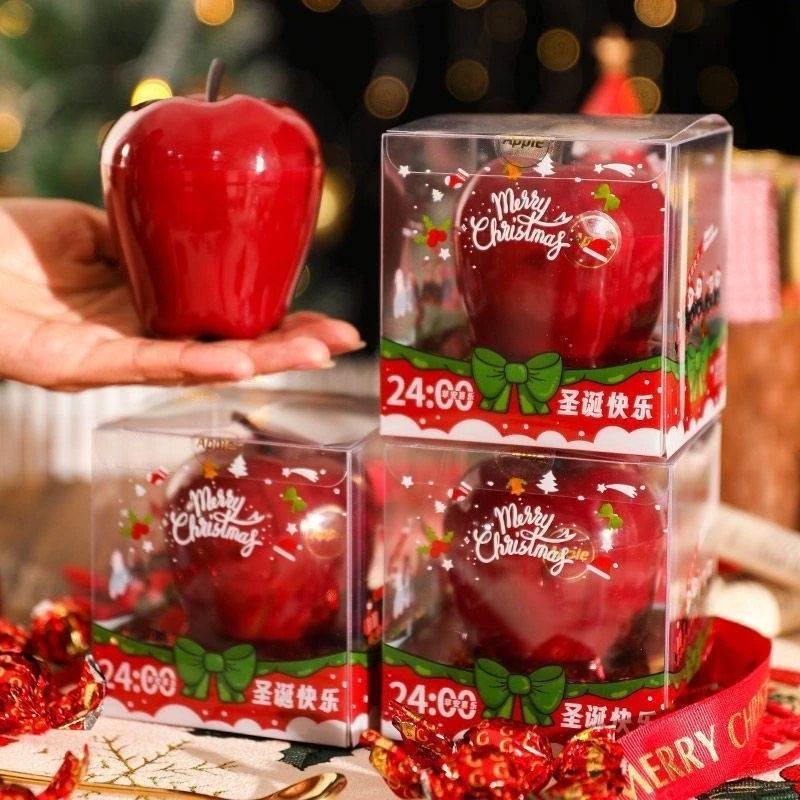 圣诞节苹果巧克力平安夜平安果松露牛奶巧克力零食礼（代可可脂）
