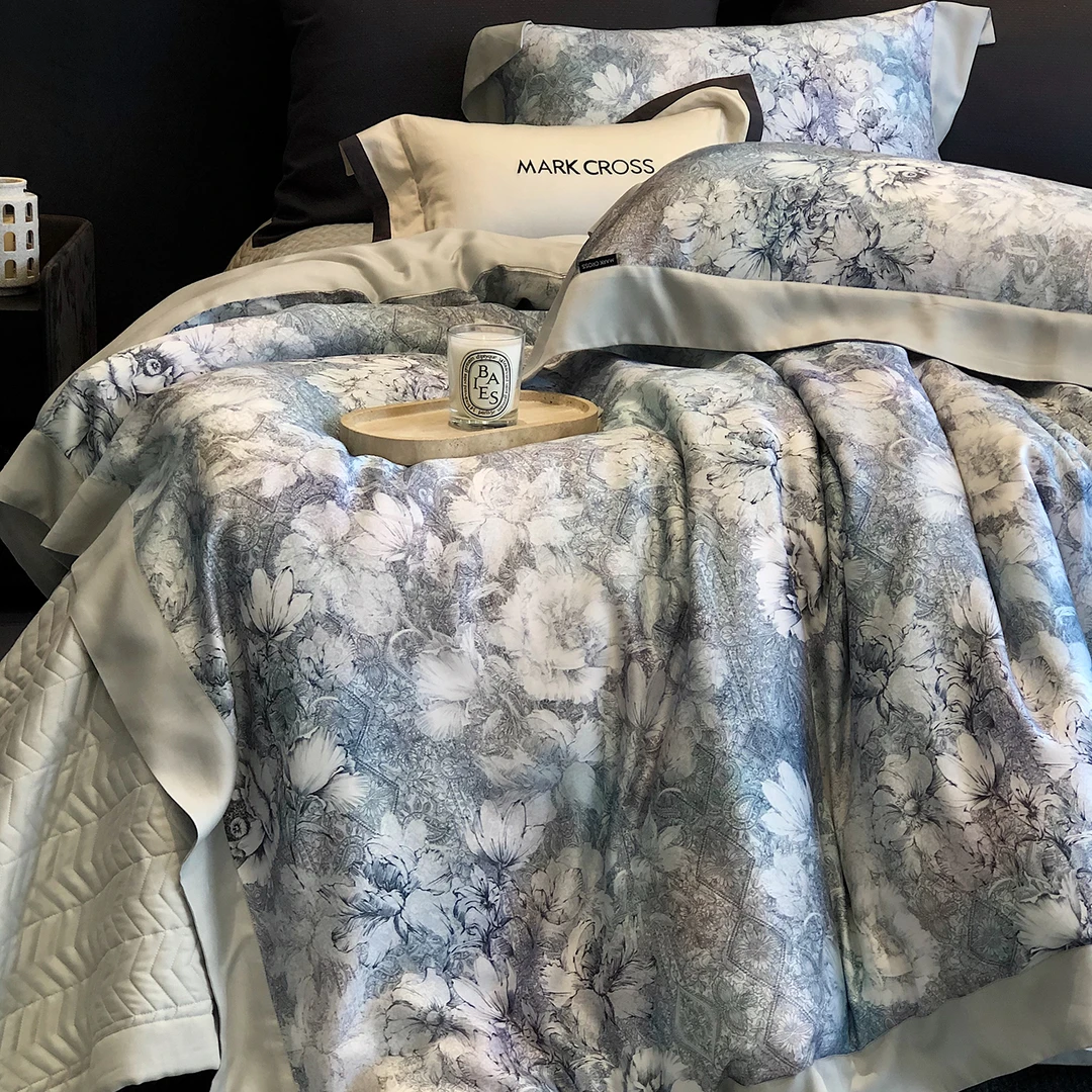 【奶基米床盖系列】玛洛驰  静奢高定细腻柔滑天丝磨毛四件套