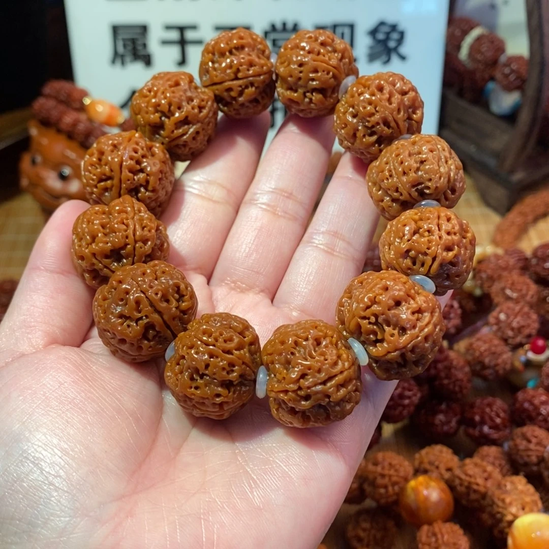 金刚菩提吊坠225瓣无尘素肉