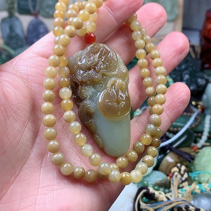 未镶嵌和田玉挂件i**i