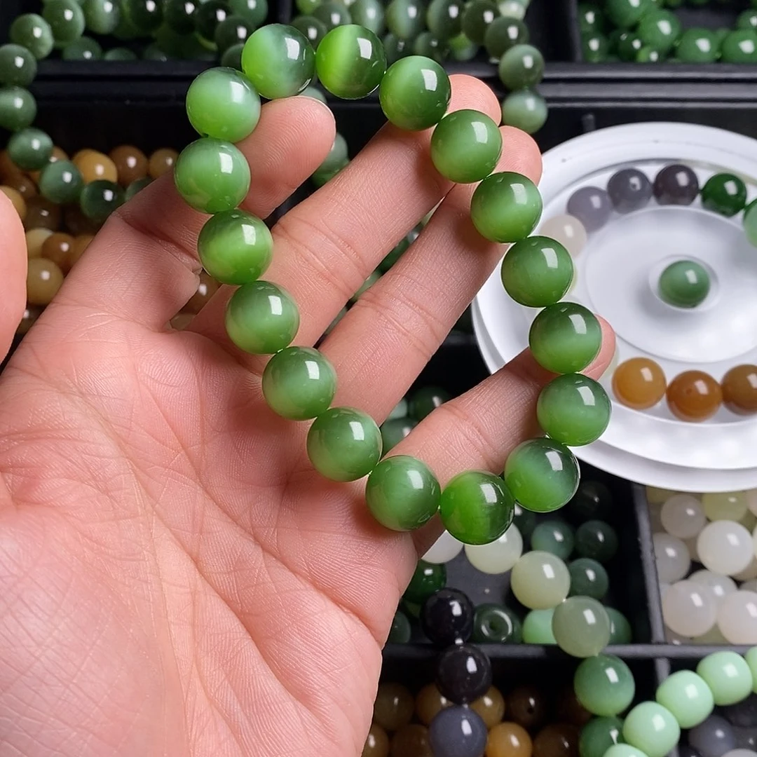 和田玉（碧玉）未镶嵌珠宝半成品