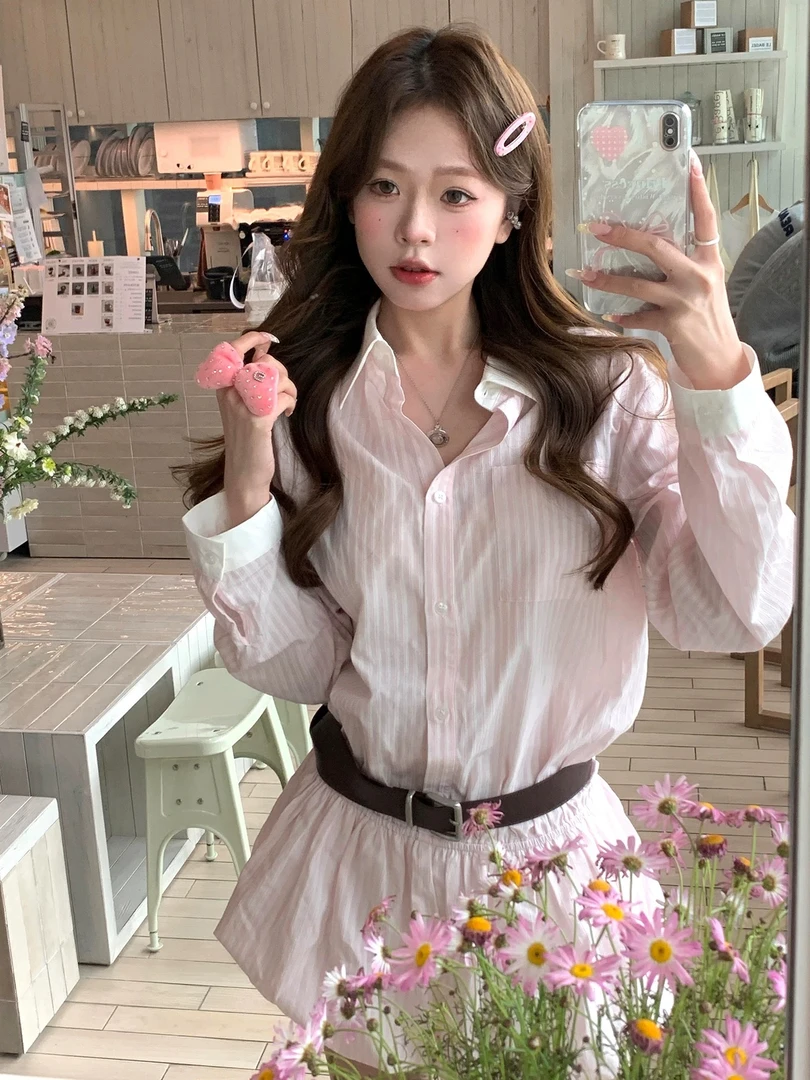 【小羊】早秋ins风韩系甜美设计感