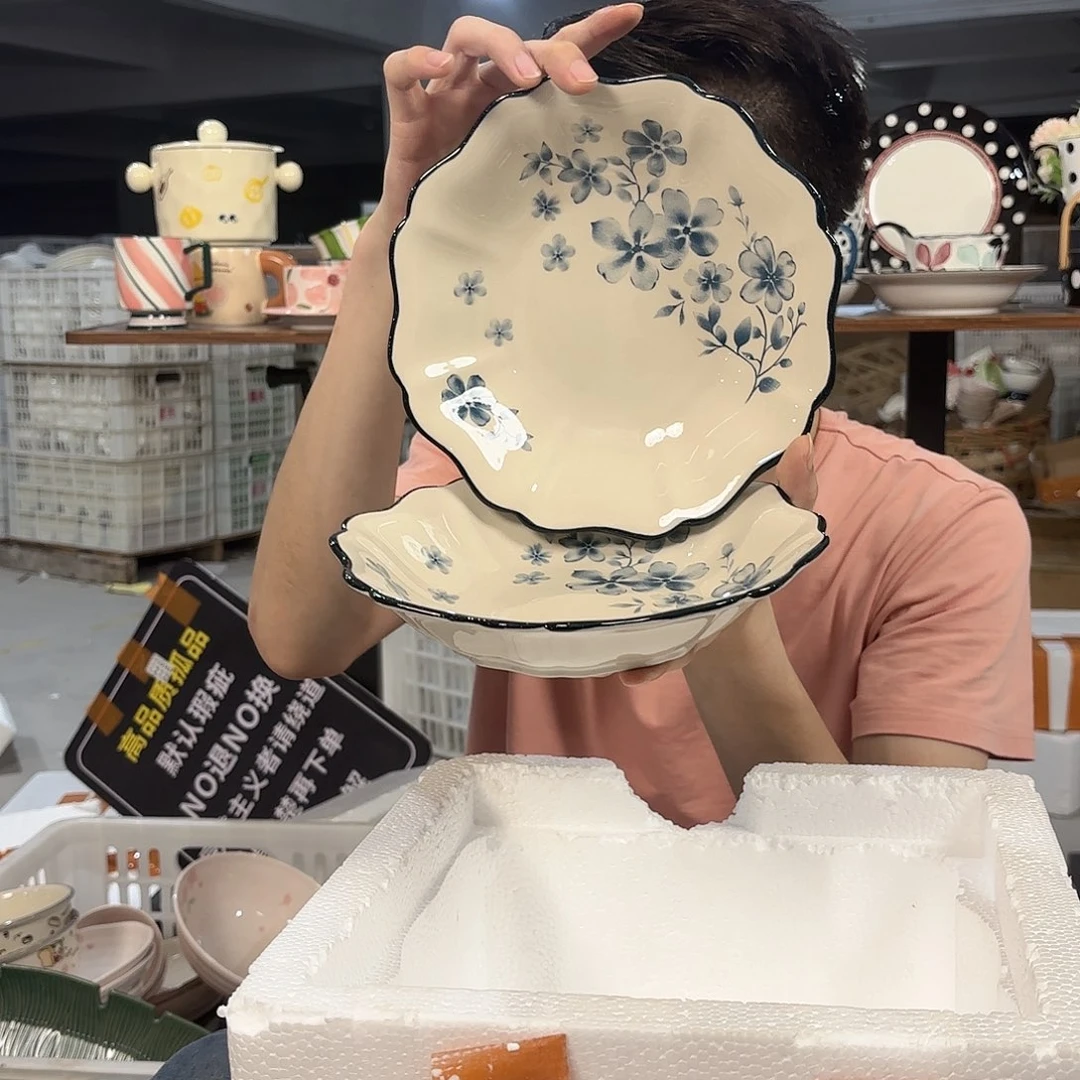 瓷微瑕陶瓷餐具釉下彩