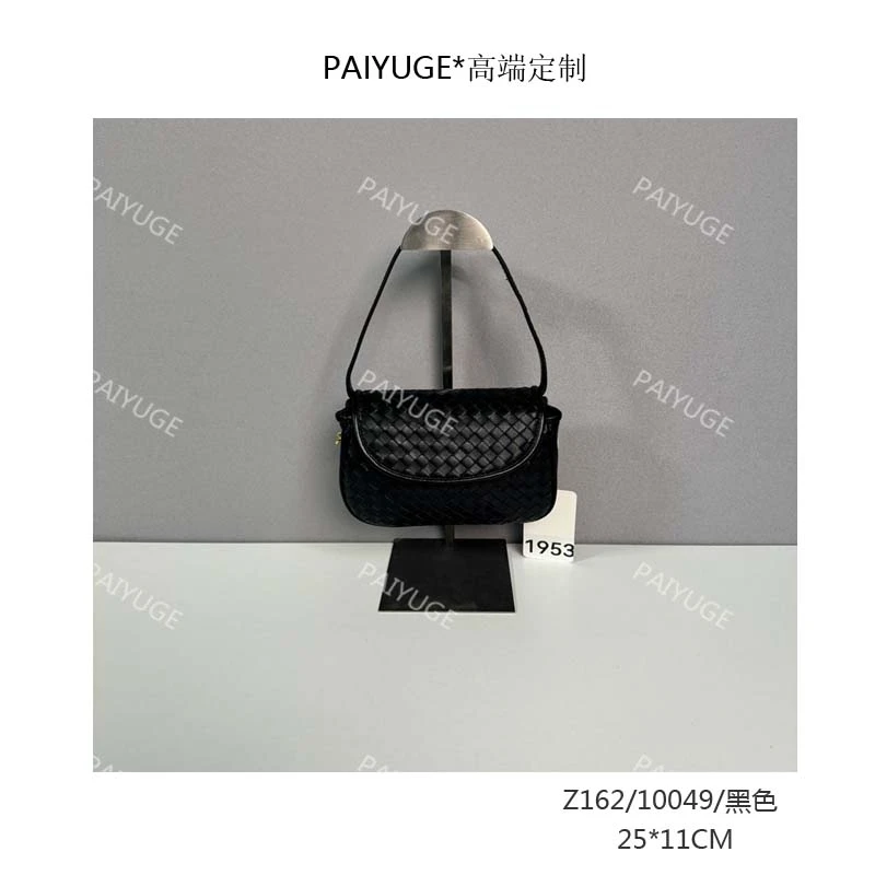 Z162/10049/黑色  paiyuge高端订制女士手提单肩斜挎包1954孤品
