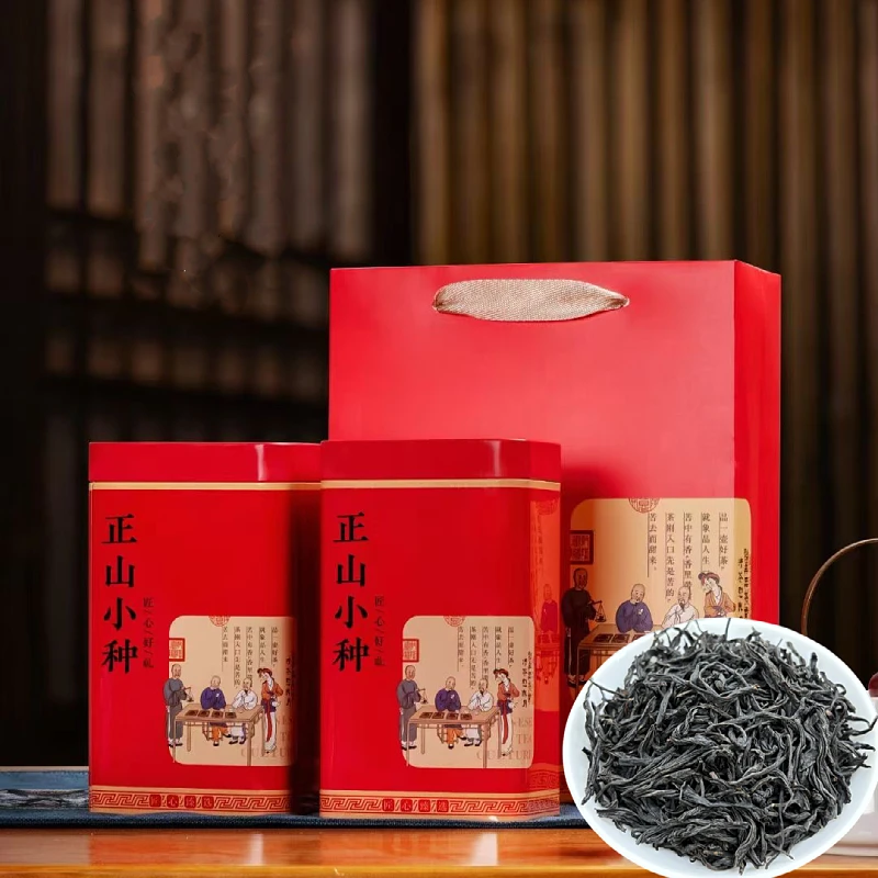 福建正山小种高山红茶花果香小种红茶浓香型红茶茶叶罐装250克