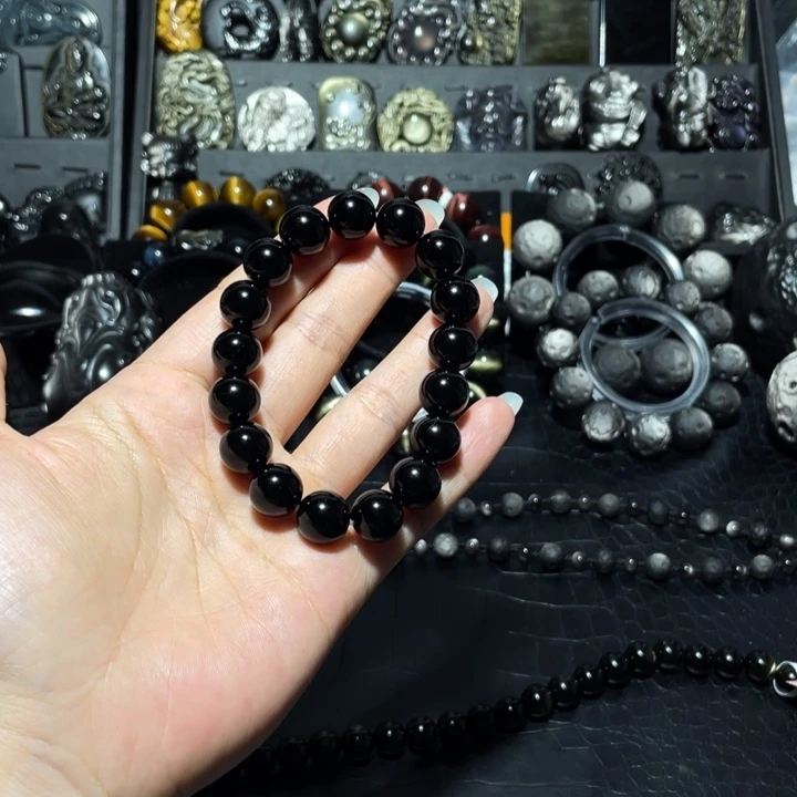 未镶嵌黑曜岩珠宝奇石野****机