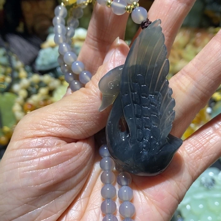 岫玉岫玉吊坠未镶嵌