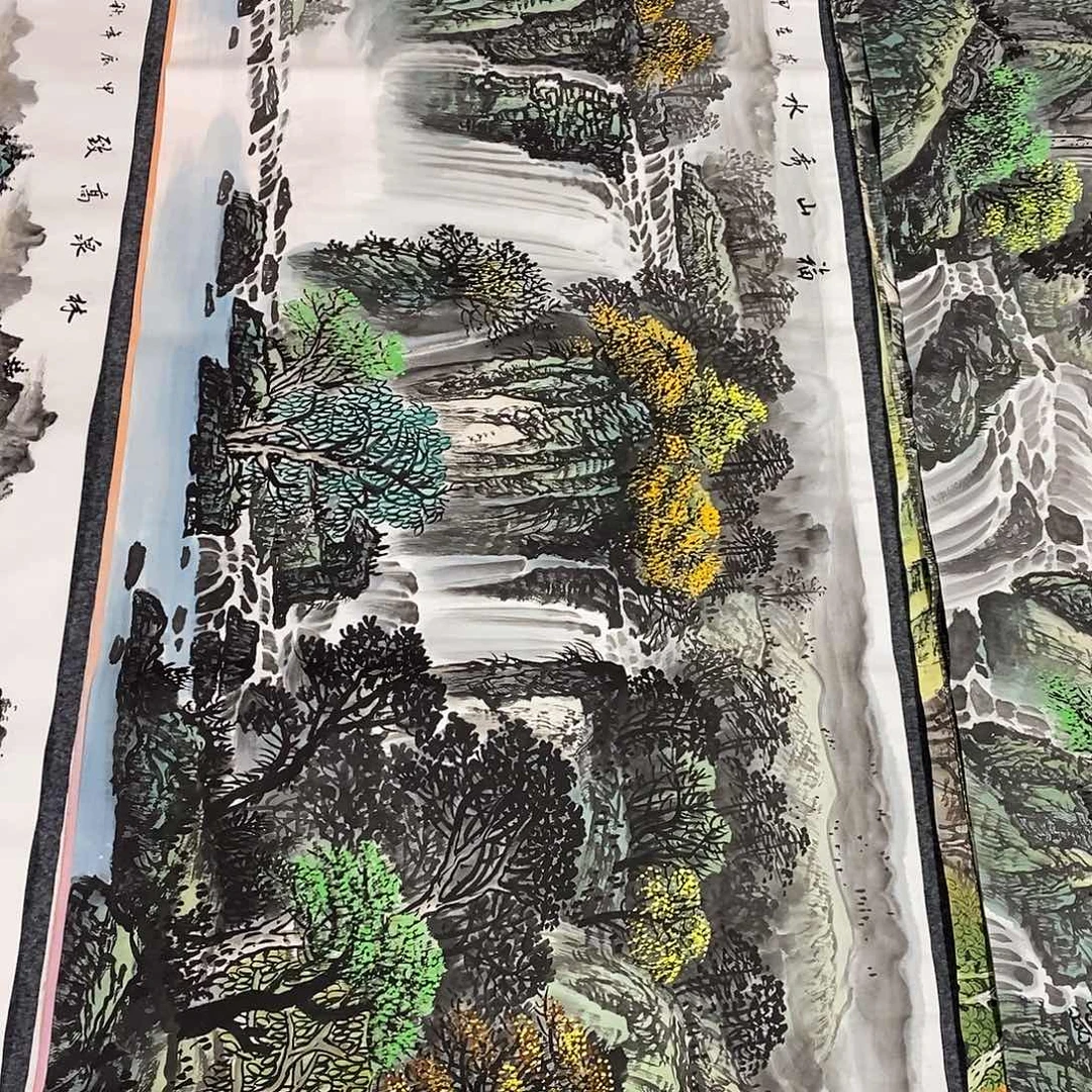 国画画画真的画画画