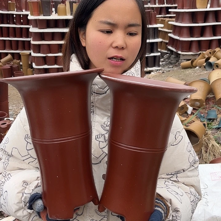 宜兴紫砂精品花盆