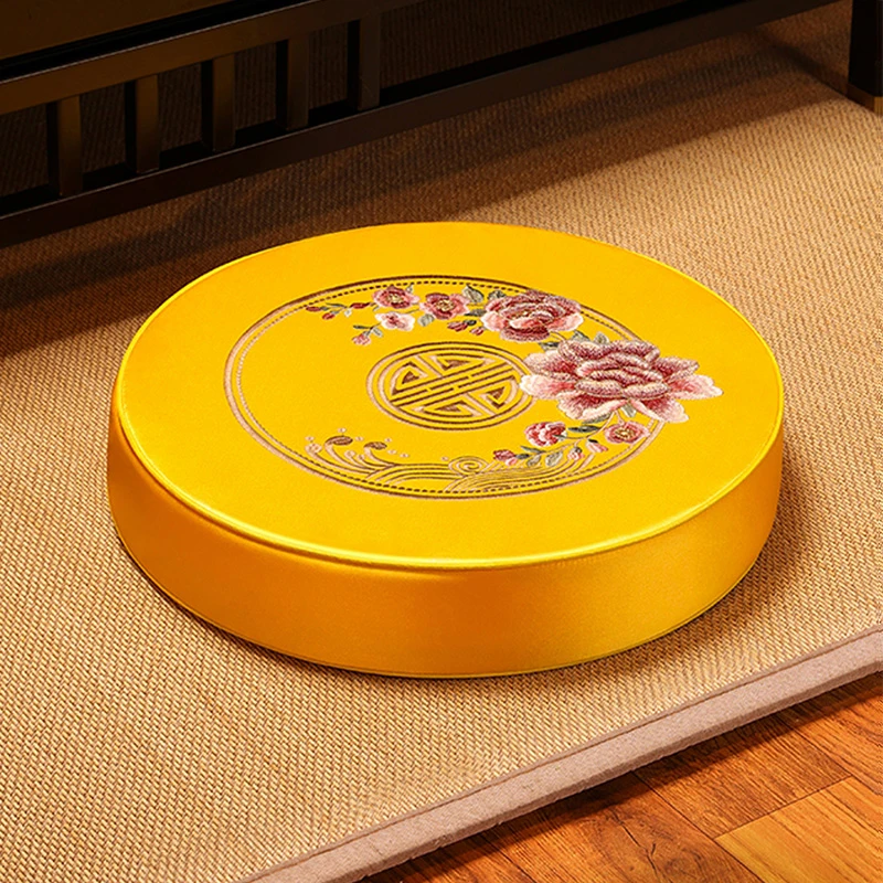 中式拜佛垫跪拜垫家用打坐禅修坐垫佛家跪拜打坐正规的坐垫圆形