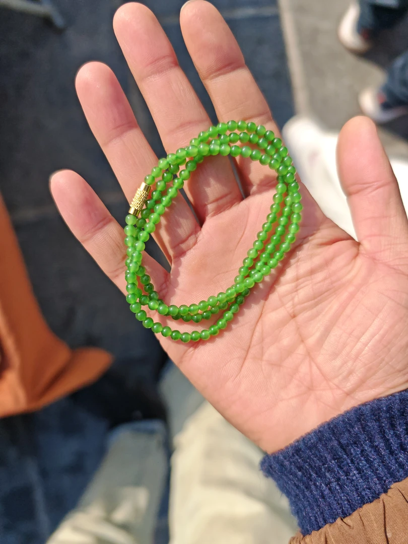 和田玉手串高端奢华款