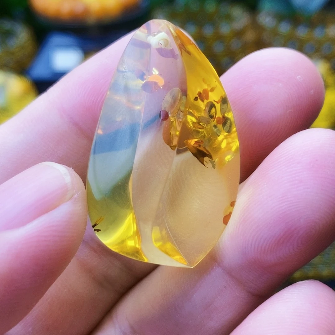 【闪购商品】琥珀（花珀）吊坠(不含链)未镶嵌