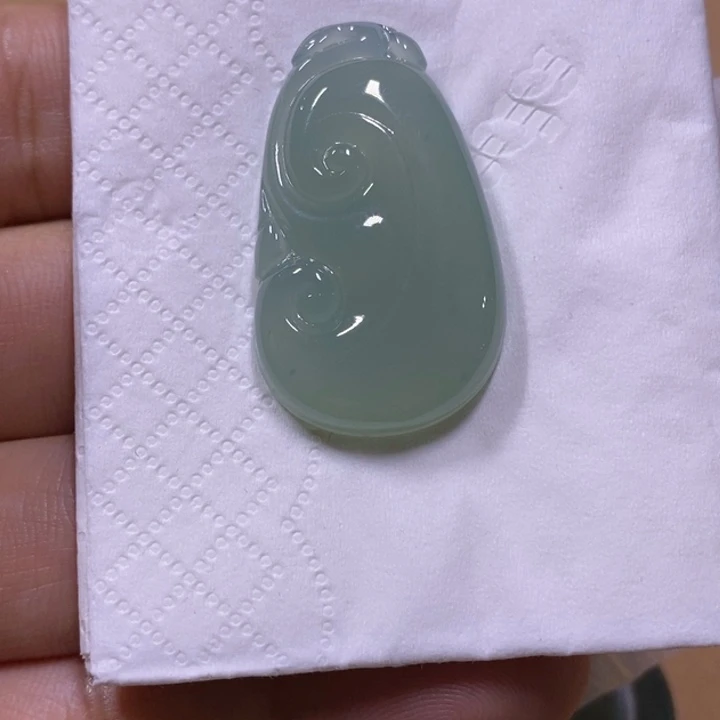 浅***秋定制翡翠未镶嵌如意