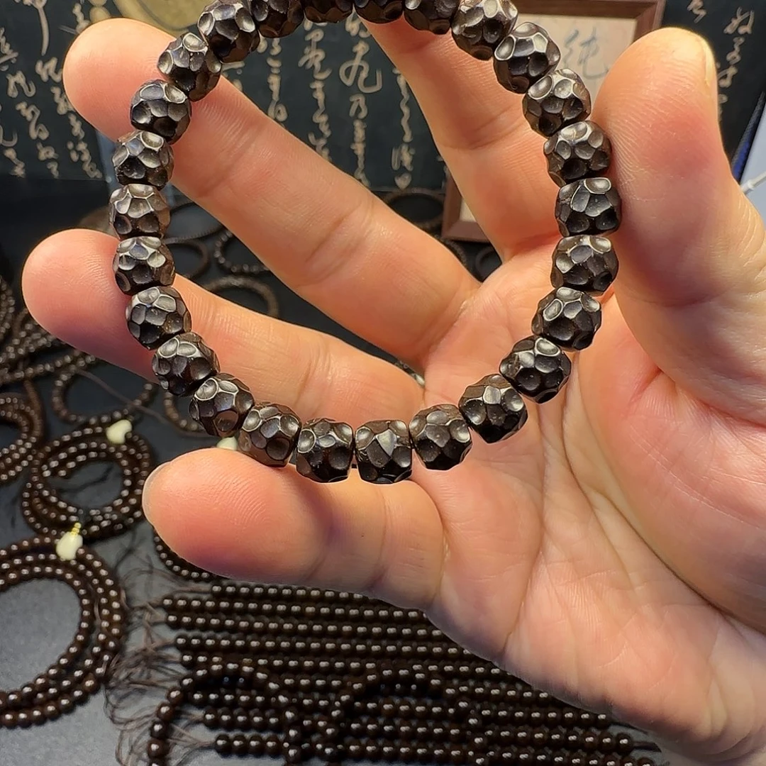 霍***霍椰蒂手串原生态原生态椰蒂锋芒无相9*8手串