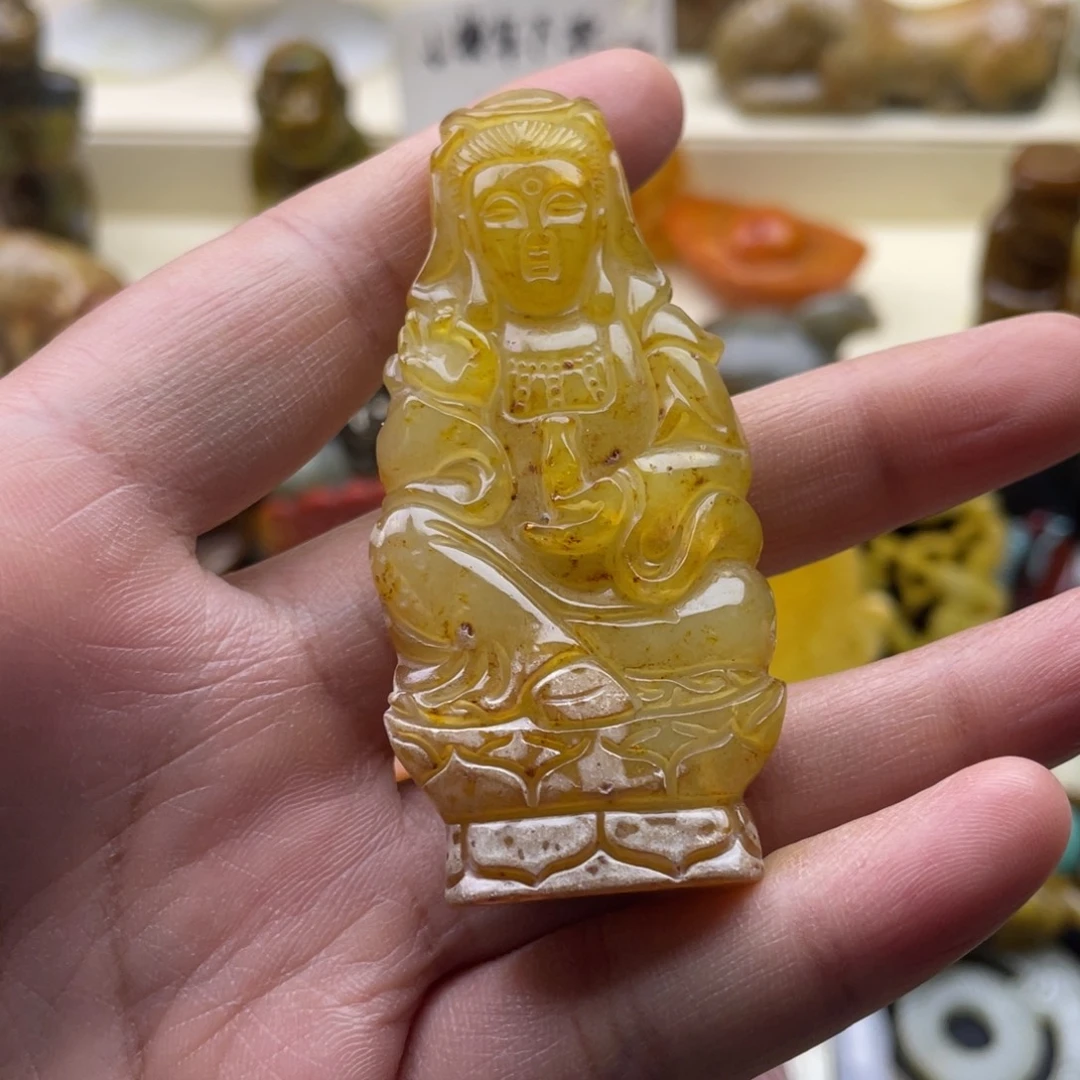 未镶嵌蛇纹石玉颈饰64
