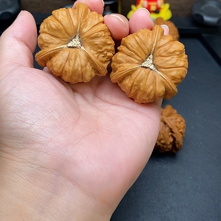 热***汉文玩核桃把件南瓜