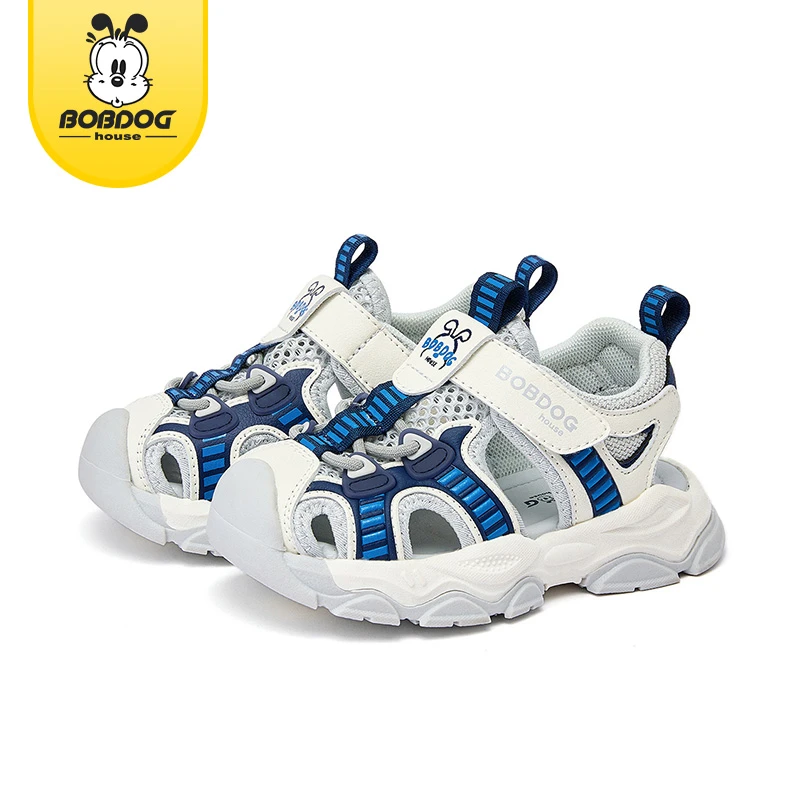 【小菲姐】巴布豆家族童鞋夏防滑缓震网面中小童包头凉鞋 JJ25X311