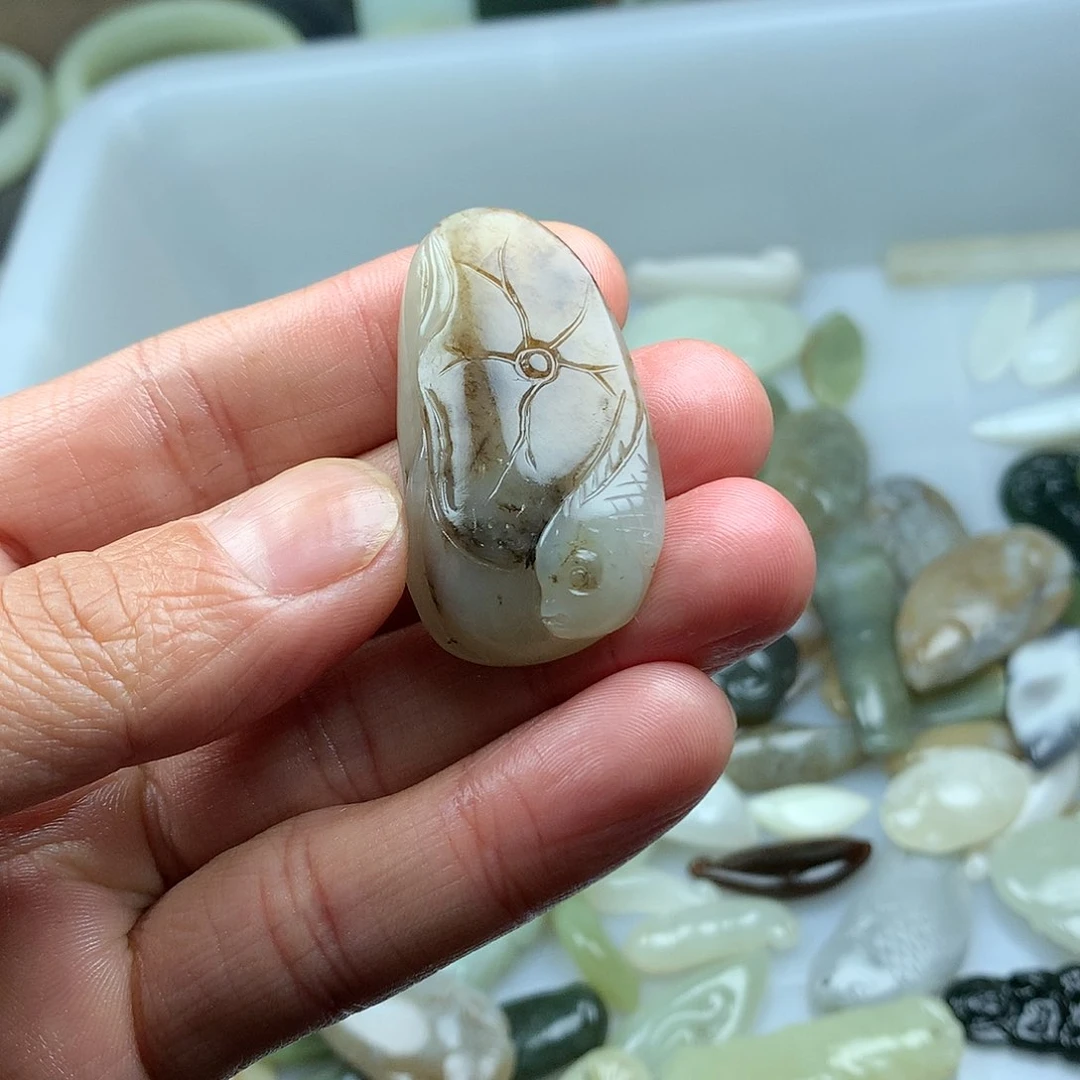 和田玉把件未镶嵌