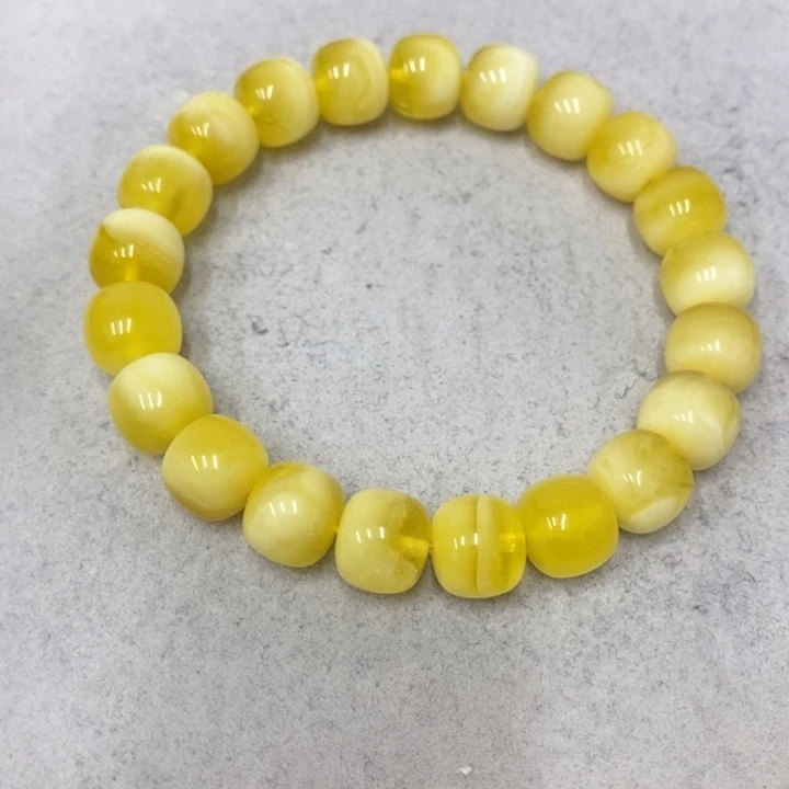 蜜蜡未镶嵌裸石串