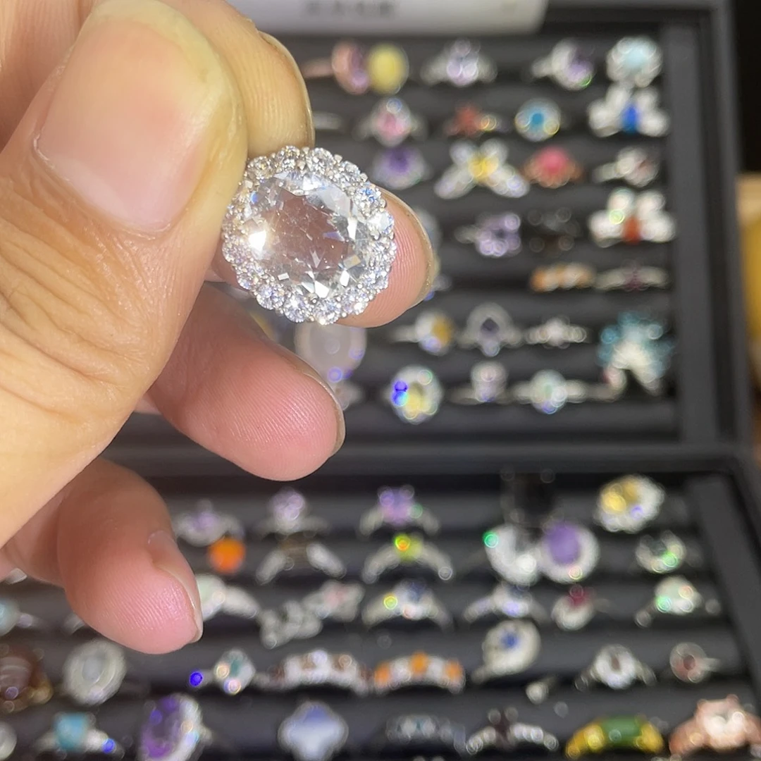 紫晶珠宝半成品未镶嵌