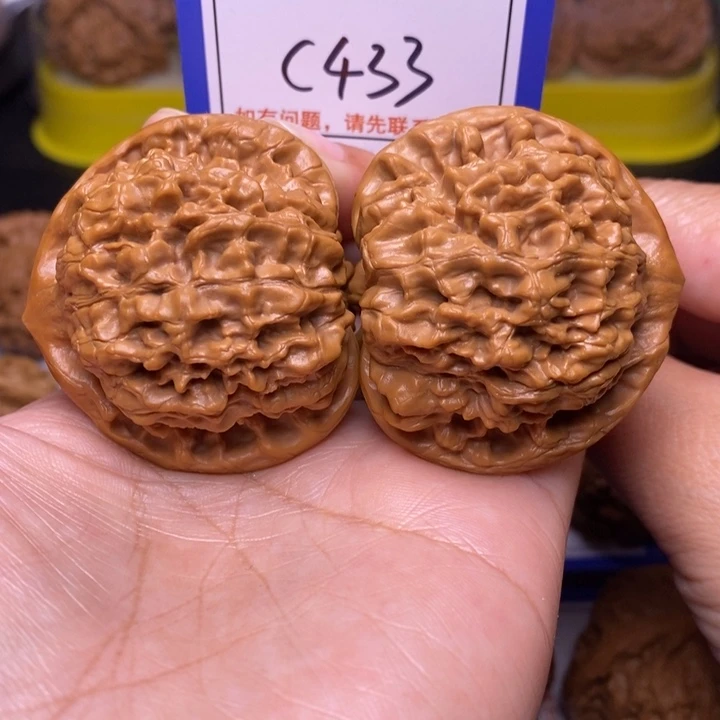 把件文玩核桃47官帽c433