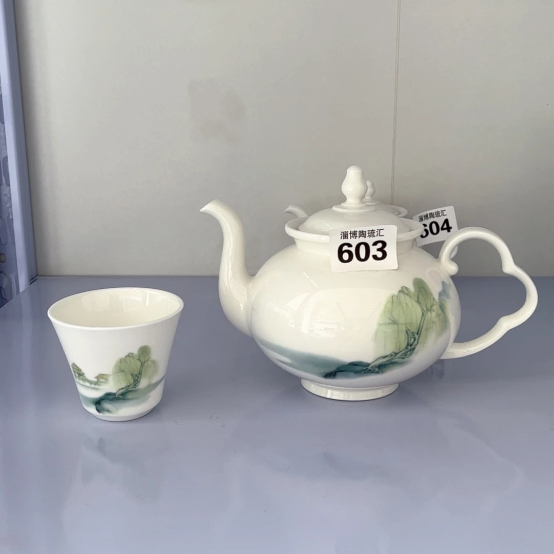 瓷片603 一壶六杯 全场微瑕介意慎拍