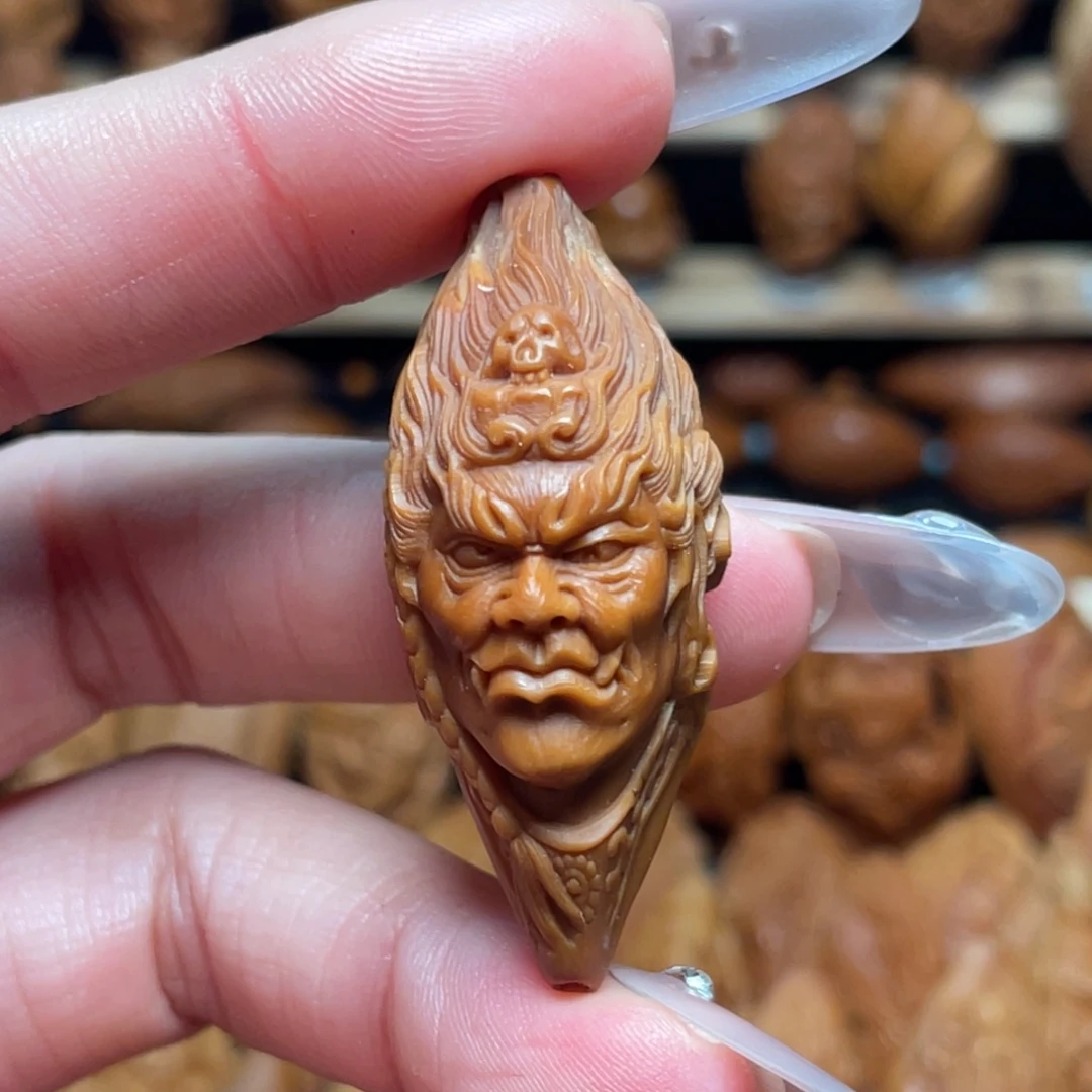 橄榄核把件善波冥王