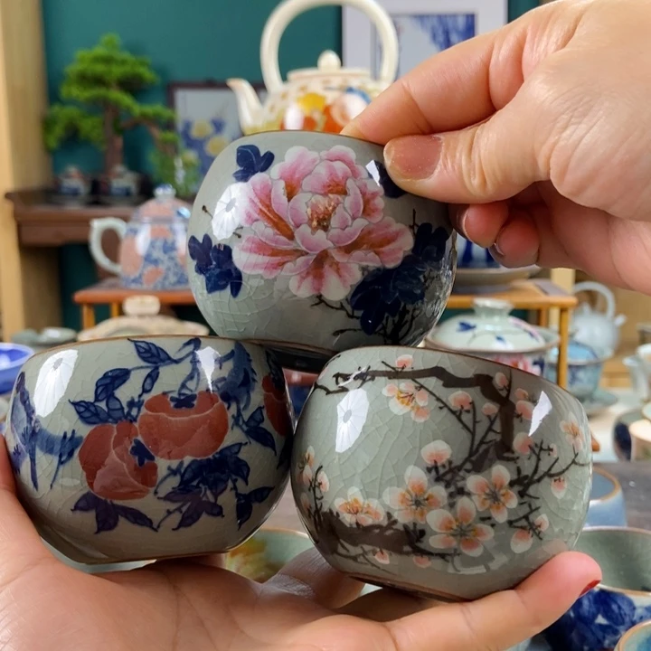 瓷片手工制作工艺精湛等特点