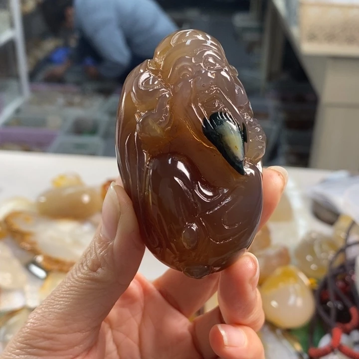 玛瑙/玉髓吊坠(不含链)未镶嵌