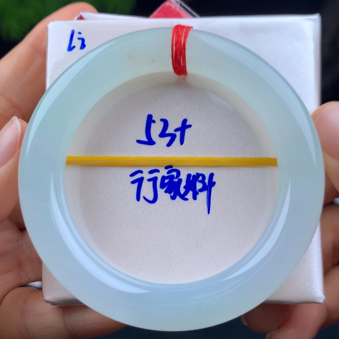 翡翠未镶嵌手镯老坑种冰胶条子