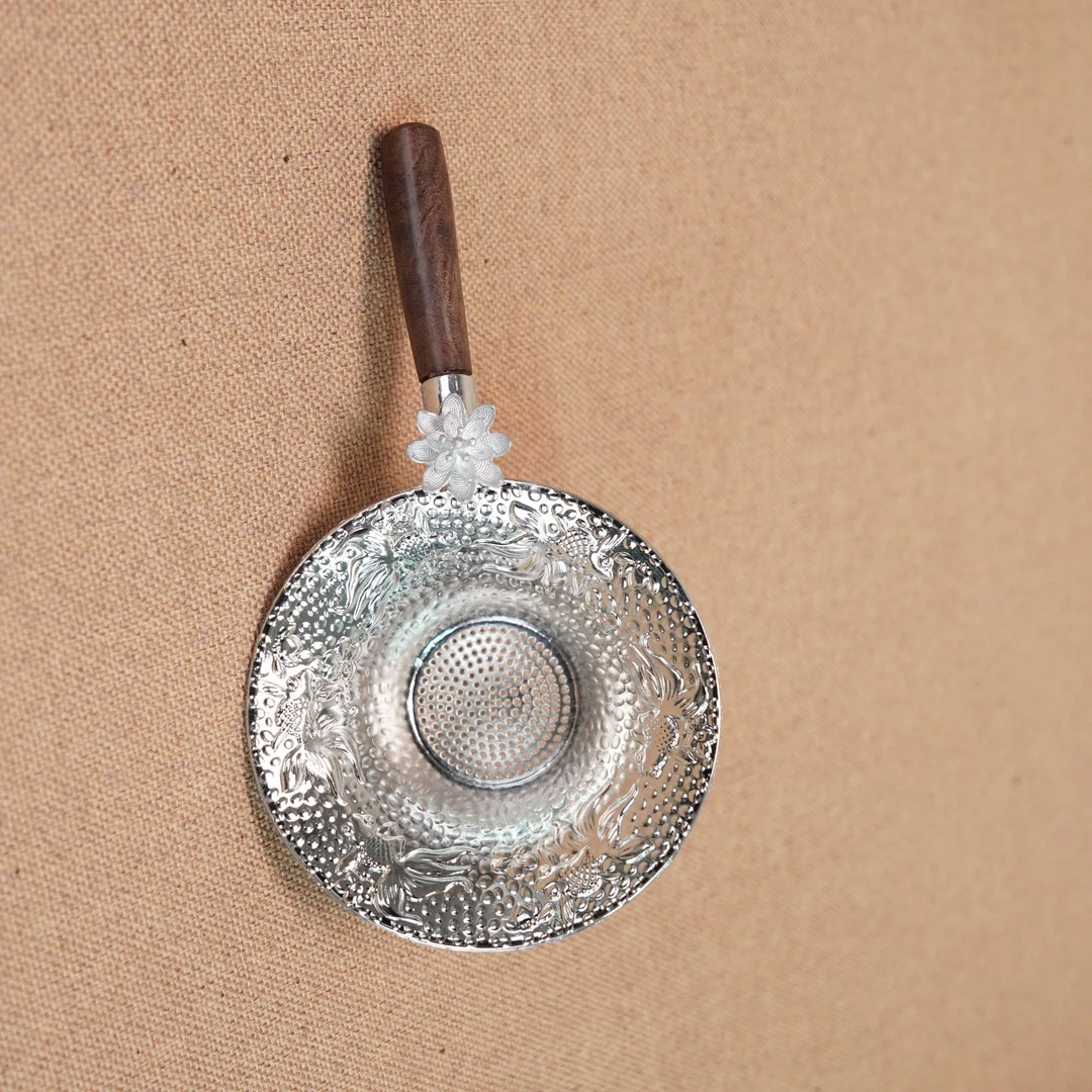 莲花金鱼茶漏（长14CM,宽8CM）【福圆严选】