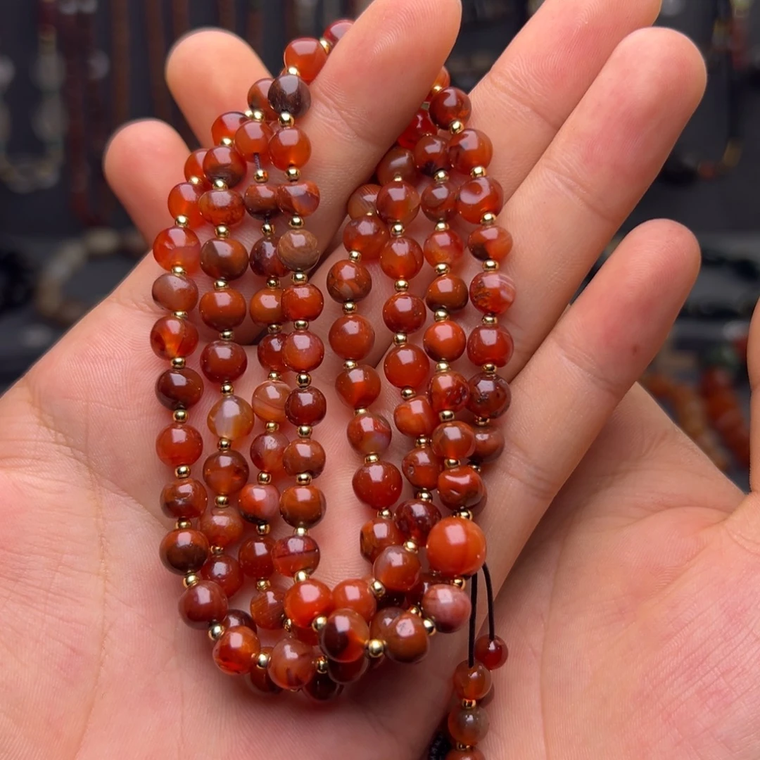 玛瑙/玉髓合金颈饰