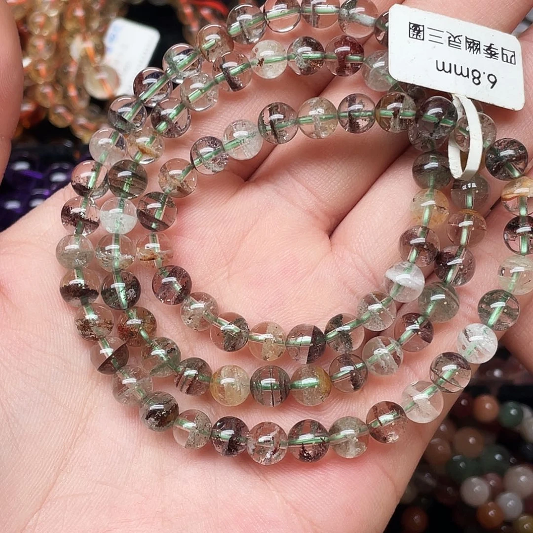 未镶嵌手链水晶四季幽灵6.8