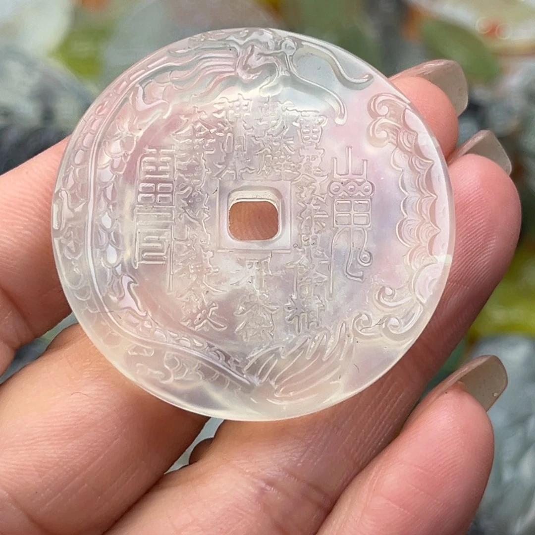 蛇纹石玉未镶嵌其他开***天