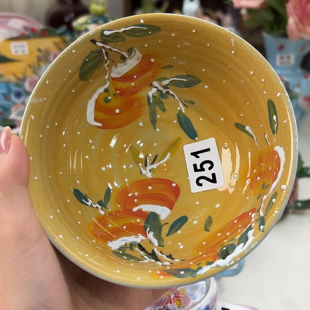 景德镇手绘高温釉下彩陶瓷茶具