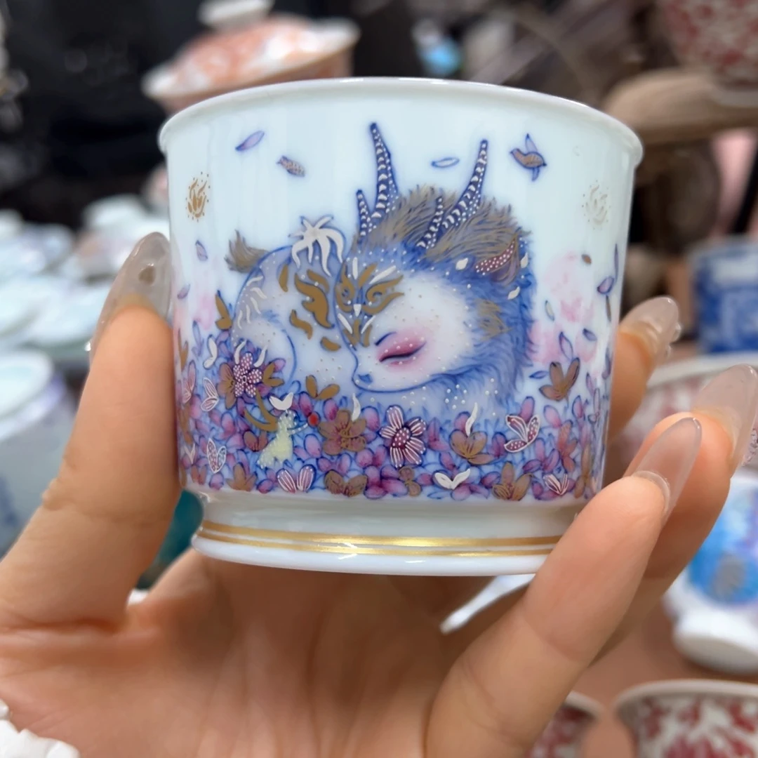杯景德镇陶瓷手工善听